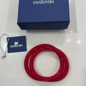 Swarovski red choker/bracelet, NWT